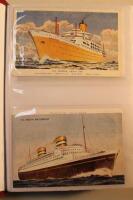 A quantity of early 20thC & later shipping related postcards