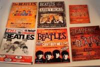 A quantity of reproduction Beatles metal signs