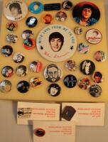 A quantity of John Lennon related badges