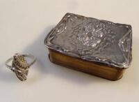 An Edward VII silver fronted prayer book by Green and Cadbury Ltd