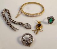 A quantity of 19thC & later jewellery