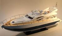 A Sunseeker model of a speedboat