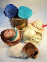 A quantity of ladies hats