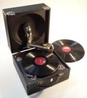 A mid 20thC Decca table top gramophone