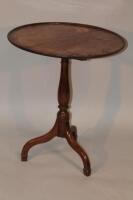 A George III mahogany dish topped occasional table