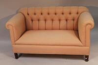 A Edwardian mahogany framed settee