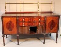 A George III style mahogany sideboard