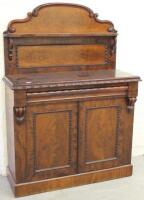 A Victorian mahogany chiffonier