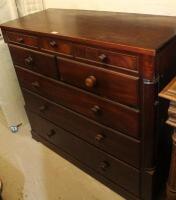 A Victorian mahogany Scottish chest