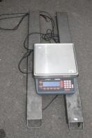 An Avery Berkel G227 1500kg portable weigh bridge