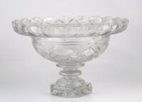 A Regency cut glass comport