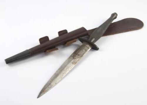 A British Commando fighting knife