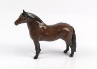 A Beswick model of a Dartmoor pony