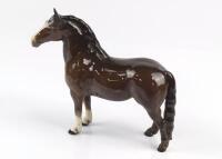 A Beswick model of chestnut horse