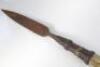 An early 20thC African short stabbing spear - 2