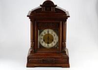 An Edwardian 8 day bracket clock