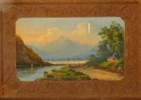 Follower of Thomas Leeson Rowbotham. A pair of Continental lake scenes