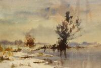 R.W.Clark. Winter flood