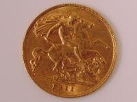 A George V half gold sovereign