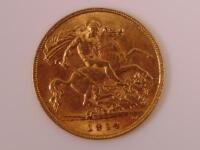 A George V half gold sovereign