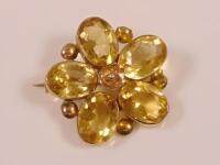 A floral brooch