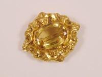 A citrine brooch