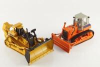 Two diecast excavation machinery models