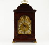 A George II mahogany cased bracket clock