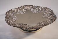 An Elizabeth II silver cake stand