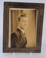 A George V silver photograph frame