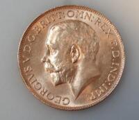 A George V gold sovereign