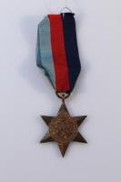 A WWII 1939-1945 star with ribbon