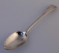 A George IV silver tablespoon