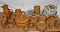 A quantity of Denby Canterbury pattern dinner and teaware