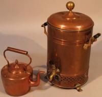 An early 20thC copper kettle