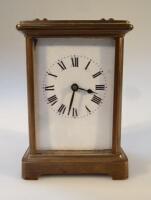 A early 20thC carriage clock