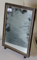 An early 20thC table mirror