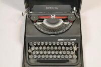 An Invicta typewriter