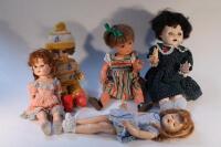 A quantity of 20thC celluloid dolls