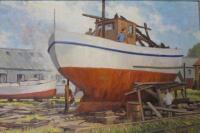 *David William Burley (1901-1990). The Boat Yard