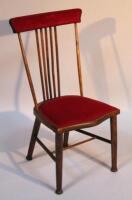 An early 20thC beech framed child's chair