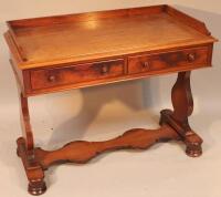 A Victorian mahogany wash stand