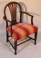 A 20thC mahogany carver chair