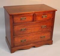 A Edwardian mahogany chest