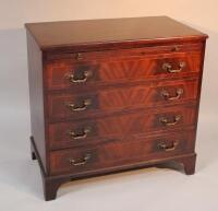 A 20thC mahogany finish bachlors chest