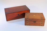 An early 20thC Tunbridge style box