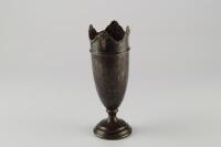 A George V silver vase