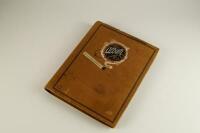 A cigarette card album