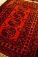 An oriental style rug