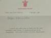 A signed and printed letter from Lady Diana Spencer - 3